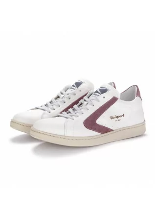 mens sneakers valsport tournament suede white pink