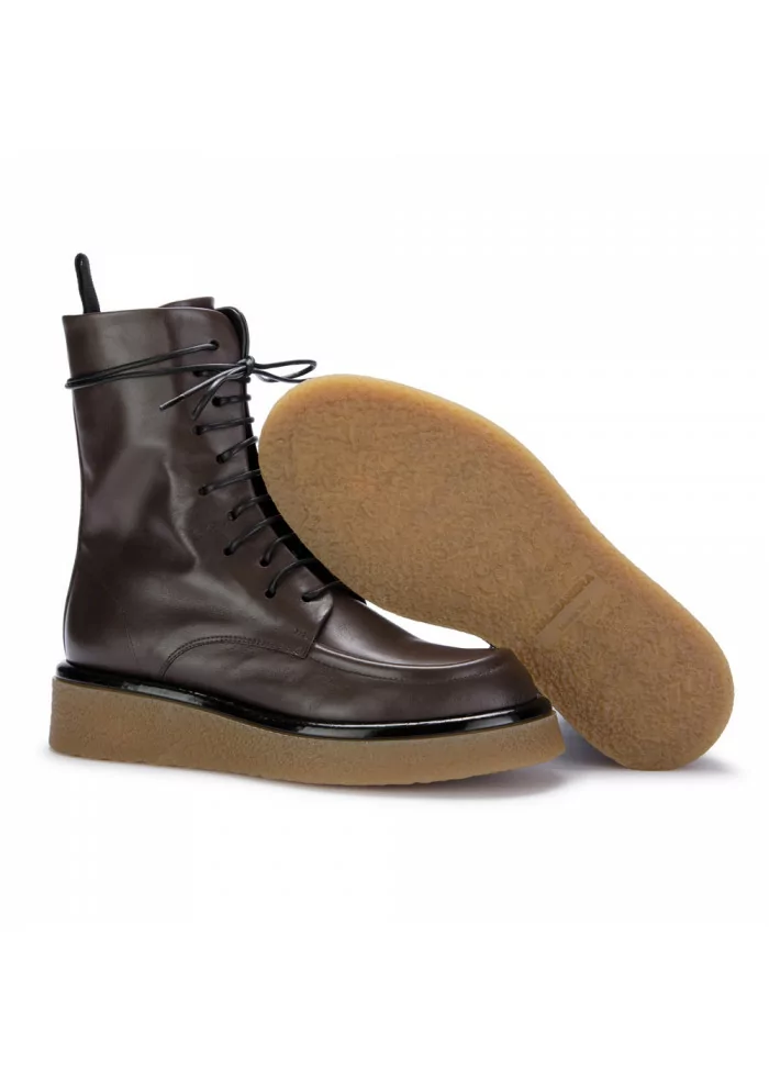 womens ankle boots halmanera nora44 dark brown