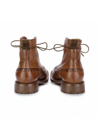 MANOVIA 52 | LACE-UP ANKLE BOOTS BUDAPEST BROWN