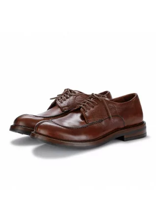 mens lace up shoes manovia52 cognac brown