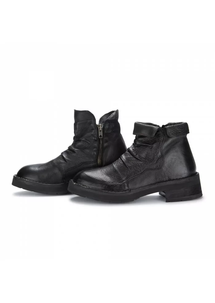 womens ankle boots manufatto toscano vinci bufalo black