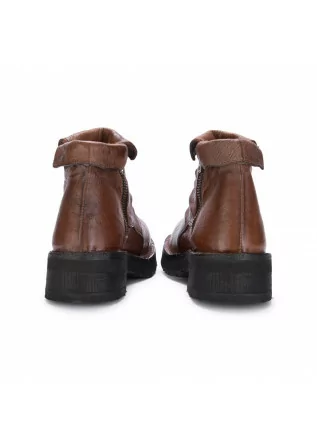MANUFATTO TOSCANO VINCI | ANKLE BOOTS ZIP OPENING 90 BROWN
