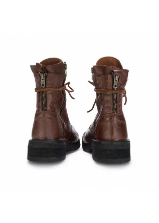 MANUFATTO TOSCANO VINCI | LACE-UP ANKLE BOOTS 91 BROWN