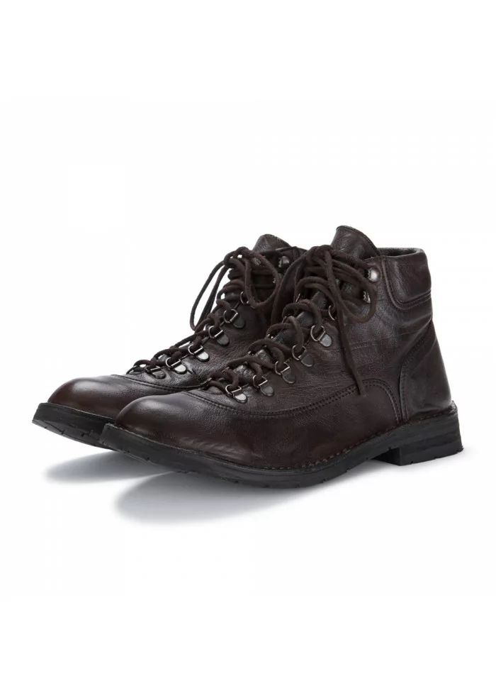 mens ankle boots manufatto toscano vinci dark brown