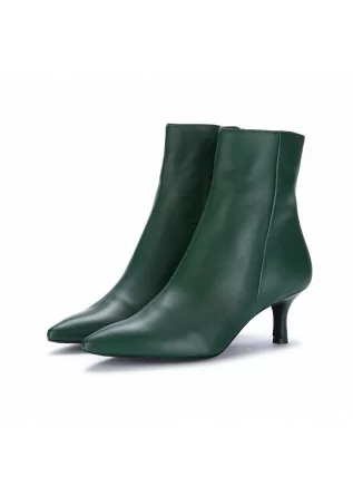 womens heel ankle boots positano in love ilenia green