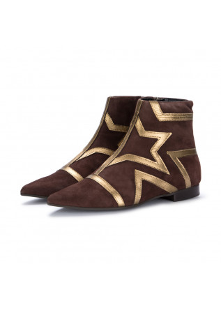 womens ankle boots positano in love ilary brown