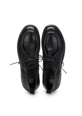 MOMA | LACE-UP SHOES EXPOSED SEAM CUSNA LEATHER BLACK