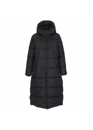 womens puffer coat save the duck colette black