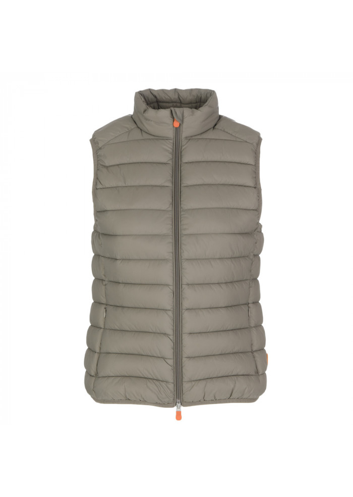 DERNA | GILET DONNA SAVE THE DUCK | GIGA15 CHARLOTTE GRIGIO TAUPE GILET DONNA SAVE THE DUCK | GIGA15 CHARLOTTE GRIGIO TAUPE