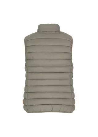 SAVE THE DUCK | GILET DONNA GIGA15 CHARLOTTE GRIGIO TAUPE