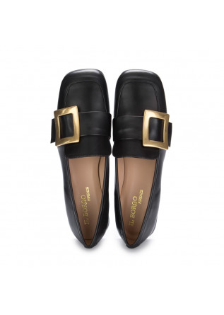 IL BORGO FIRENZE | FLAT SHOES WITH BUCKLE IMPERO BLACK