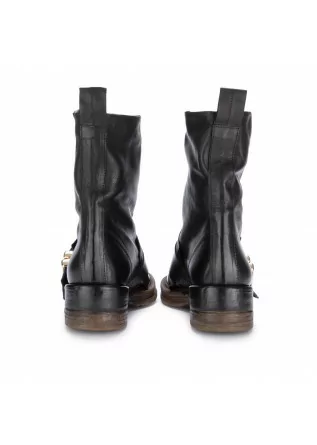 JUICE | WOMEN'S ANKLE BOOTS MAXI BUCKLE AFRICA BLACK