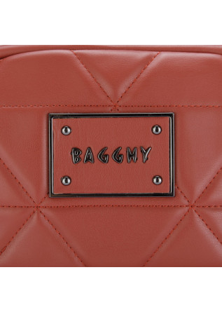 WOMEN'S SHOULDER BAG BAGGHY | GT0720 RED SHOULDER STRAP
