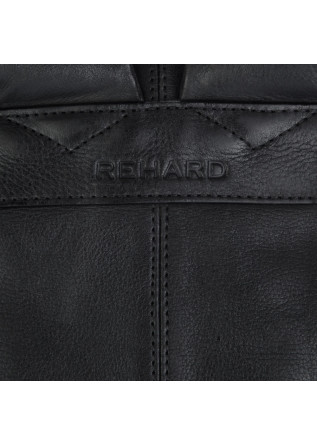 REHARD | BACKPACK GENUINE LEATHER BLACK
