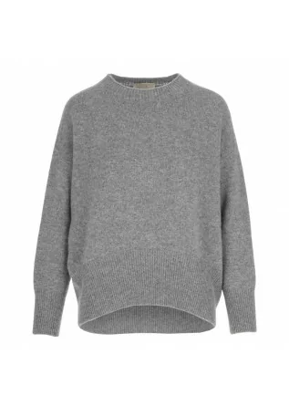 womens sweater cashmere island ischia grey