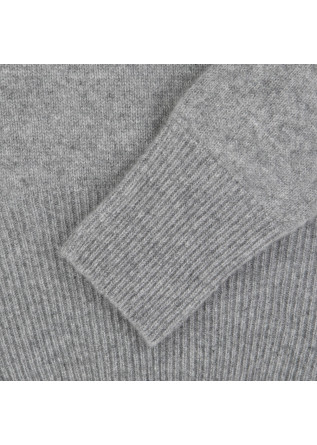 WOMEN'S SWEATER CASHMERE ISLAND | GREY MADE IN ITALY