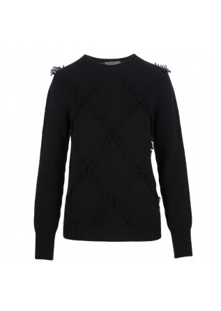 womens sweater cashmere island cortona black