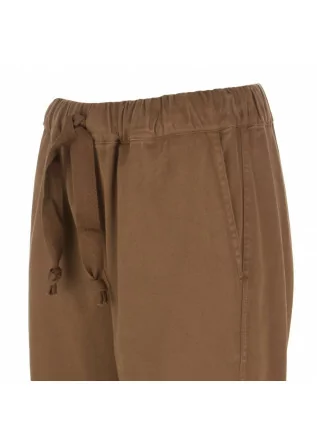 SEMICOUTURE | JOGGER TROUSERS HIGH WAIST BROWN
