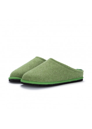 womens slippers loewenweiss felt green