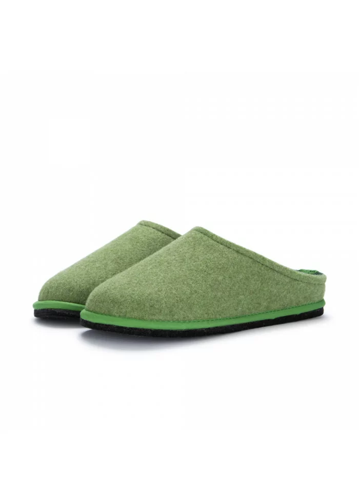 pantofole donna loewenweiss feltro verde