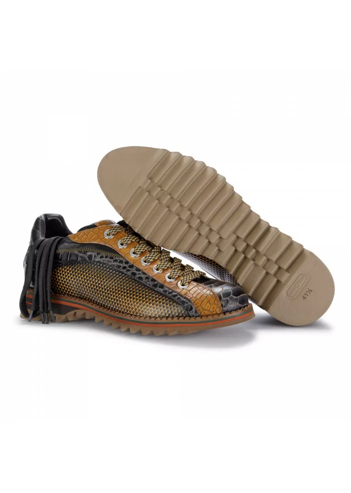 scarpe allacciate uomo lorenzi anaconda multicolor