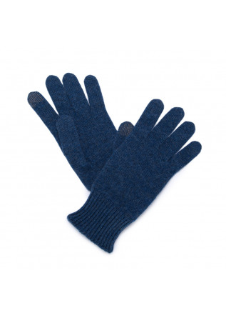 womens gloves riviera cashmere touch blue