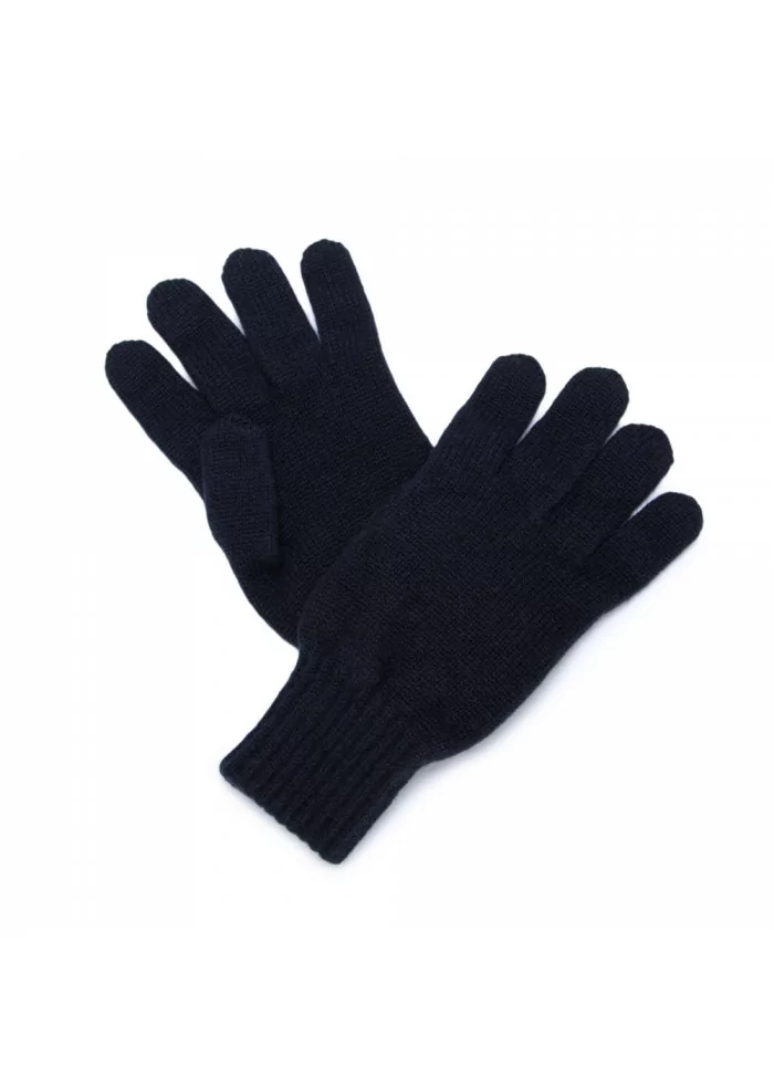 mens gloves riviera cashmere dark blue