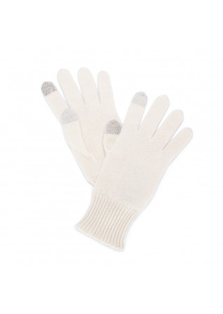 womens gloves riviera cashmere touch cream white