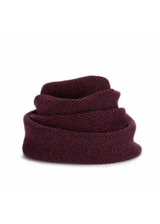 unisex scarf riviera cashmere virgola red blue