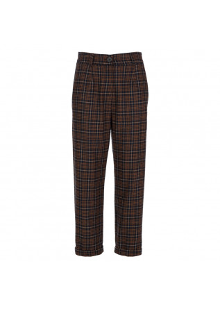 womens trousers solotre blue brown
