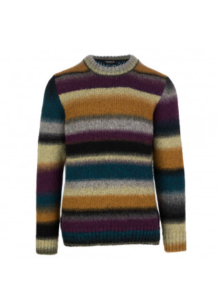 mens sweater dondup multicolor stripes
