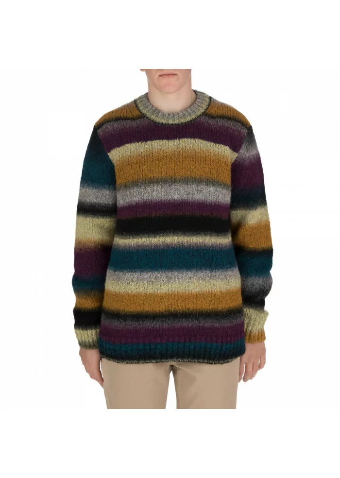 maglione uomo dondup righe multicolor