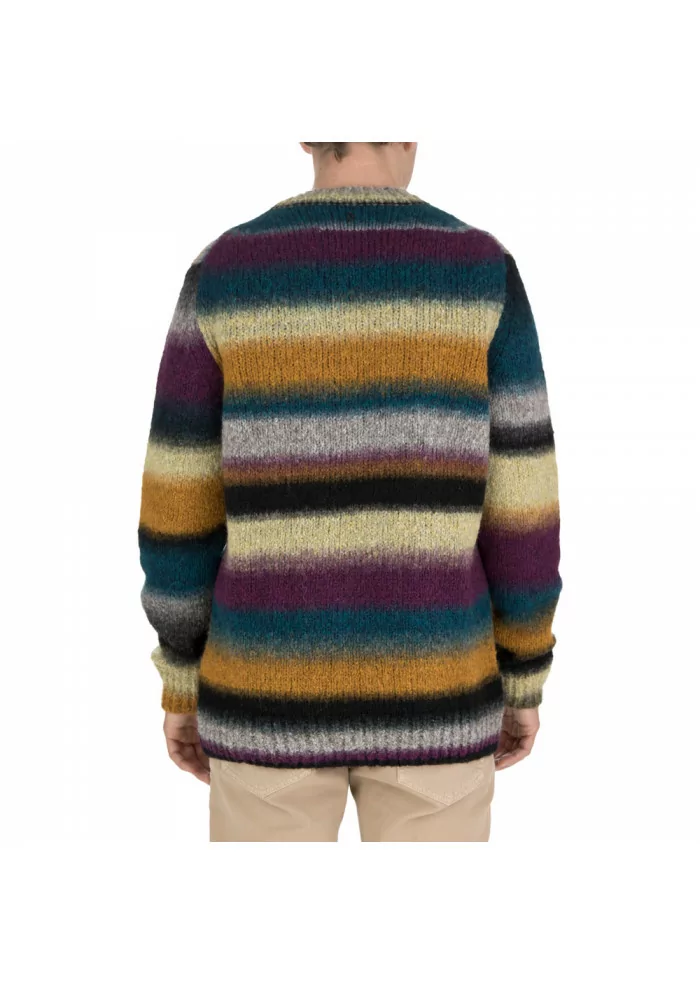 mens sweater dondup multicolor stripes