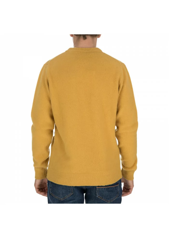 mens sweater wool and co mustard yellow