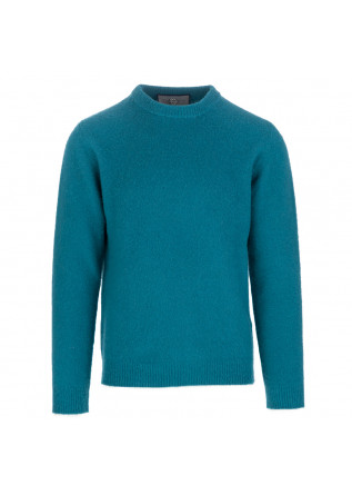 maglione uomo wool and co blu ottanio