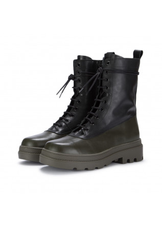 damen stiefeletten sofia len gruen schwarz