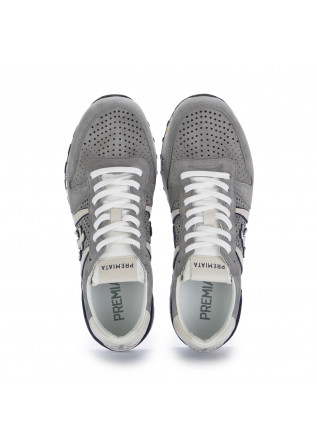 PREMIATA | SNEAKERS PERFORIERTES WILDLEDER GRAU