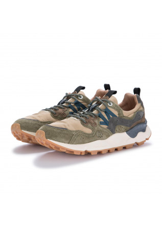 herren sneakers flower mountain yamano gruen beige