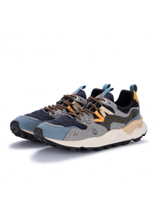 herren sneakers flower mountain yamano blau grau