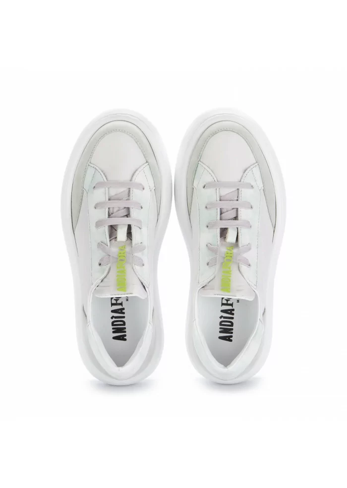 womens sneakers andia fora izar bambu white green