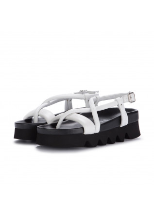 sandali donna patrizia bonfanti yasu sun bianco nero