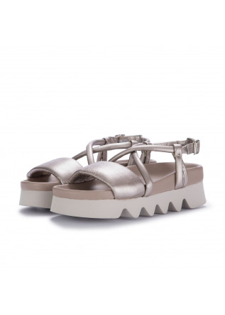 damen sandalen patrizia bonfanti jil silk metallisch