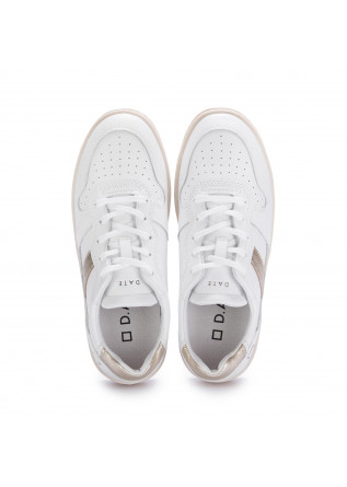 D.A.T.E. | SNEAKERS COURT 2.0 LEATHER WHITE GOLD
