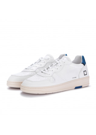herren sneaker court mono weiss blau
