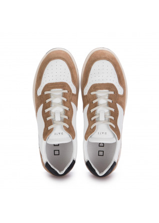 D.A.T.E. | SNEAKERS COURT LEATHER BROWN WHITE