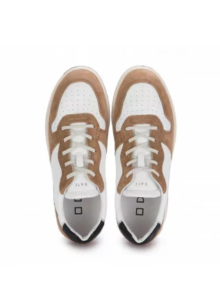 D.A.T.E. | SNEAKERS COURT LEATHER BROWN WHITE