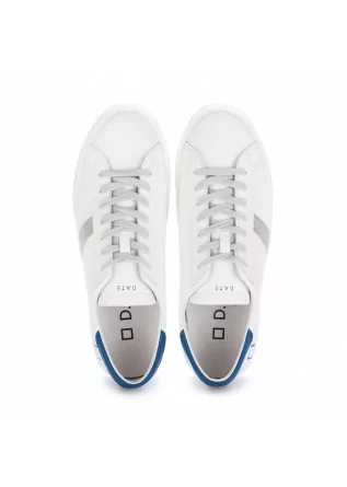 D.A.T.E. | SNEAKERS LEATHER HILL LOW CALF WHITE BLUE