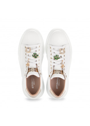 STOKTON | SNEAKER VITELLO WEIß BRAUN