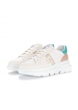 damen sneaker stokton 449 d weisse creme grun rose
