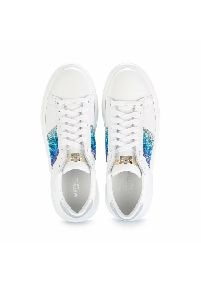 sneakers donna stokton 827 d ss23 bianco blu